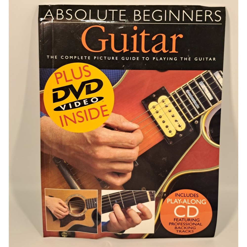Absolute Beginners Guitar Book DVD CD Amsco Publications 0825629683 Music Guide